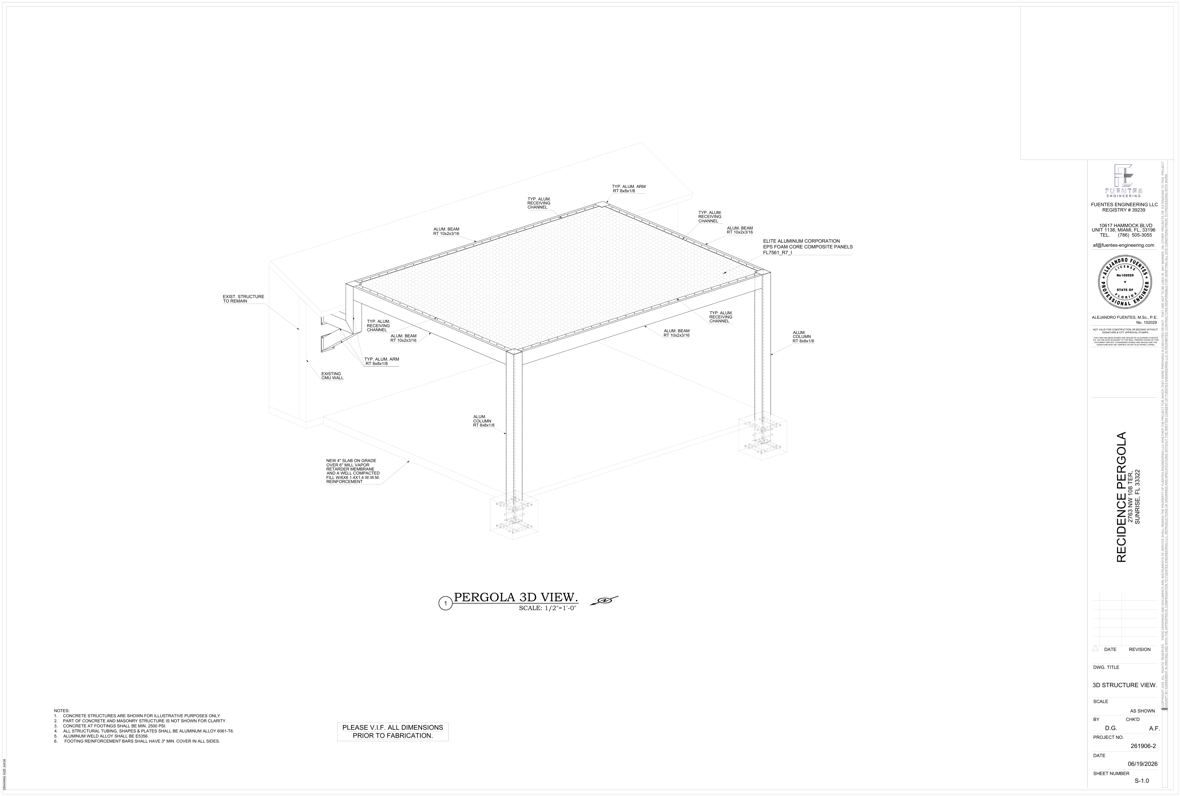Aluminum Pergola